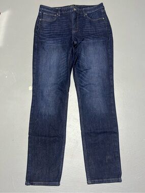 White House Black Market High Rise Slim Sculpt Denim Blue Jeans (Womes Size 10)